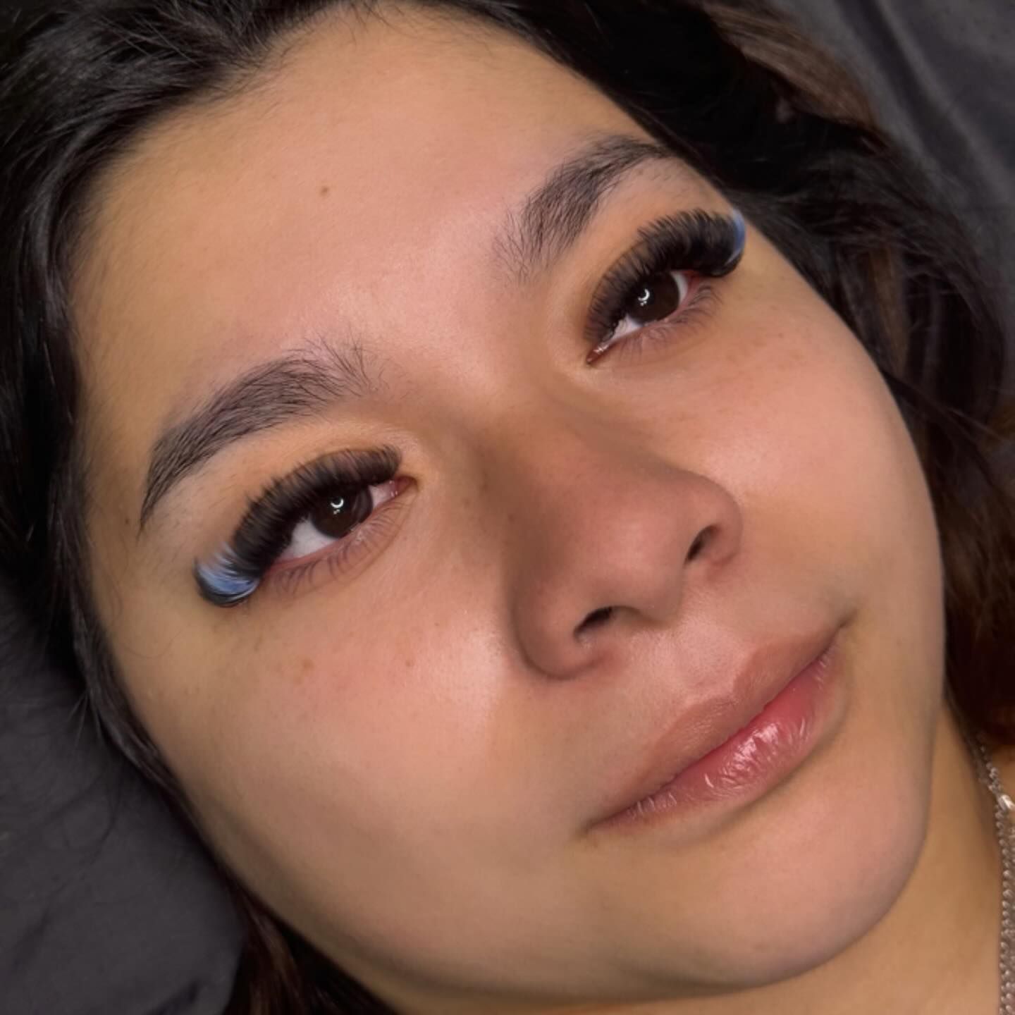 Client wearing a fresh set